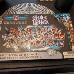 NFL Rush Zone Chutes and Ladders board game. 