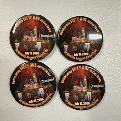 Disney 51St Anniversary Button