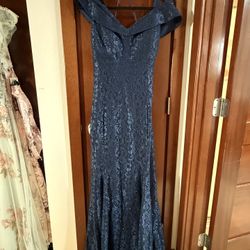 Dark Navy Blue Mother Of Bride Or Groom