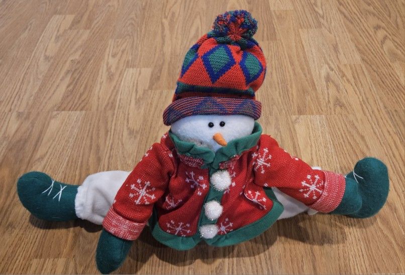 Snowman Door Draft Decor