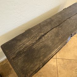 Antique Oak Coffer Or Blanket Chest