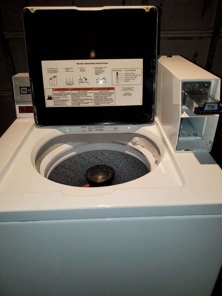 Maytag coin slide washer