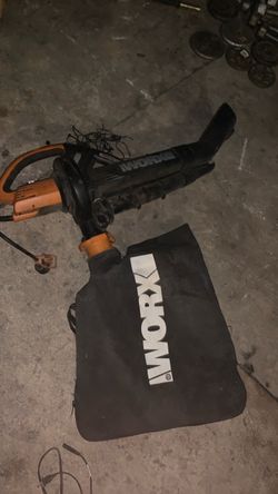 WORX Electric Leaf Blower Vacuum with Bag