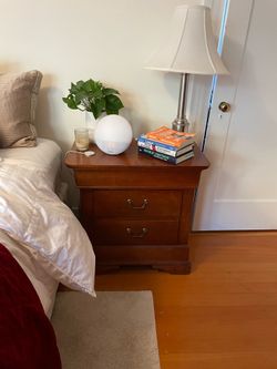 Solid Cherry Shaker Nightstand