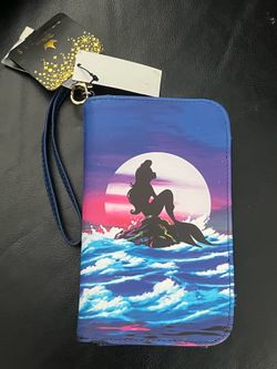 Little Mermaid Loungefly wallet phone case