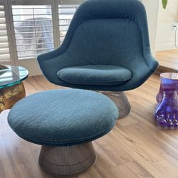 Warren Platner Lounge Chair and Ottoman