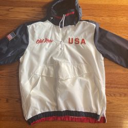 Old Row Retro USA Windbreaker Jacket