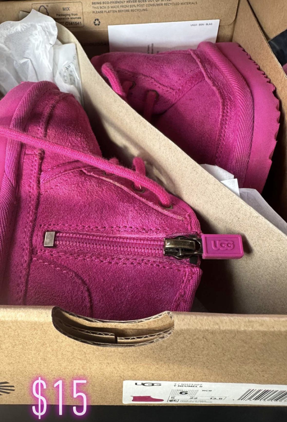Pink Toddler Ugg Boots Size 6