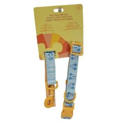 Disney Tails Mickey Mouse Feeling Good Dog Collar And Lead Leash Large L New