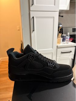 Nike Air Jordan 4 black cat 2025