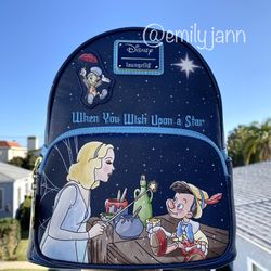 Pinocchio and Blue Fairy Backpack 