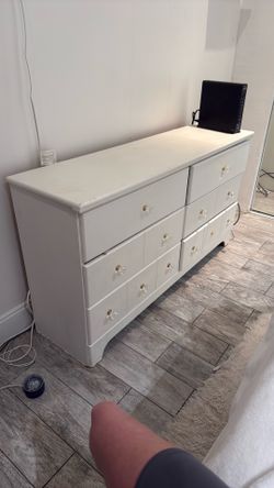 White dresser