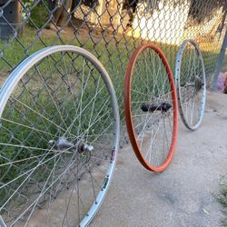 Three 26 inch rims. All Are true