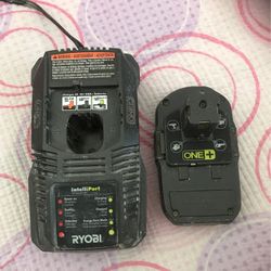 RYOBI 18V Battery & Charger