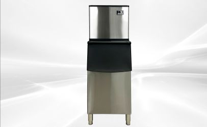 NSF 418 lb Commercial ice maker machine HZB-190F+Ice Bin