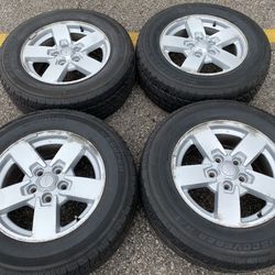 17” Jeep Wrangler Commander Grand Cherokee Rims Tires Wheels We Finance 