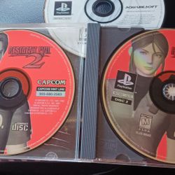 PlayStation 1 Loose Game Discs (Resident Evil 2 & Parasite Eve)