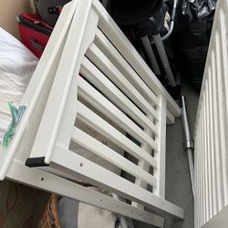 Two Pottery Barn Kendall Cribs With Toddler Conversion