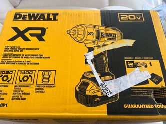 Dewalt Impact Wrench with battery and charger