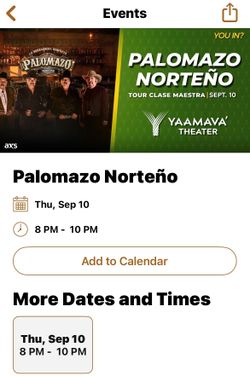 El Palomazo concert in sam manuel