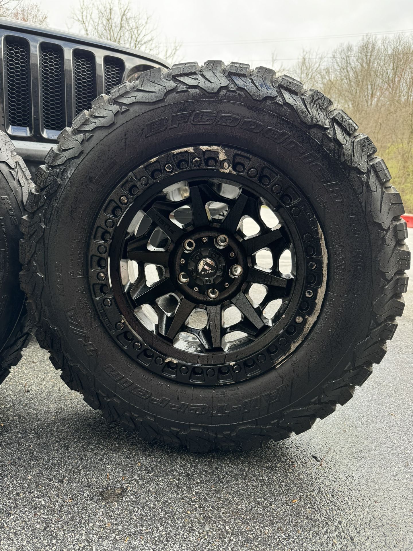 Jeep Wheels And Tires - 17” Fuel Rims BFGoodrich A/T