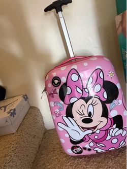 Girls Minnie Mouse luggage