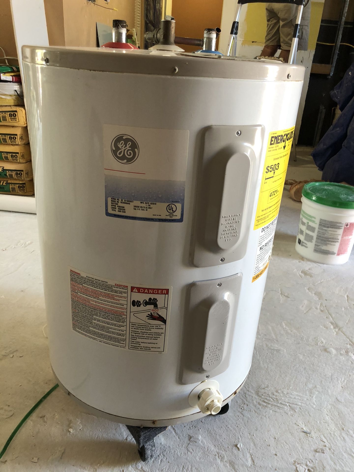 GE Electric Tank Water Heater