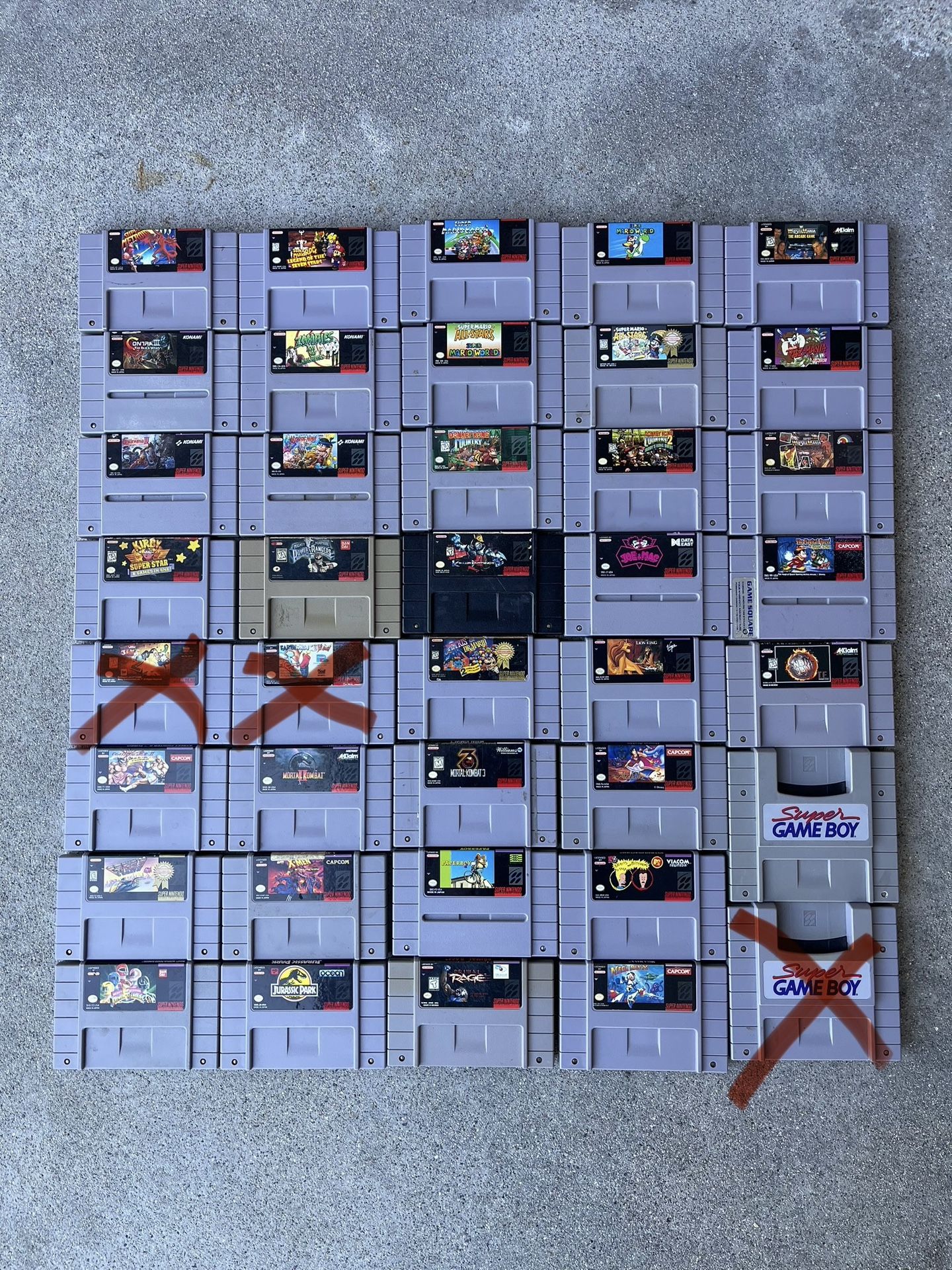 Nintendo SNES Games / Super Nintendo Authentic