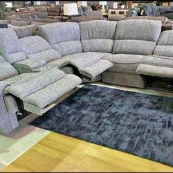 Brand New 💥 3 Piece Power Reclining Sectional Couch 🛋️💥 Only $39 Down Payment with Financing 💥 No Needed Credit Check