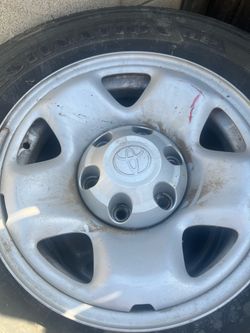 Toyota wheels and Firestone Destinations LE2 Tire 245/25R16