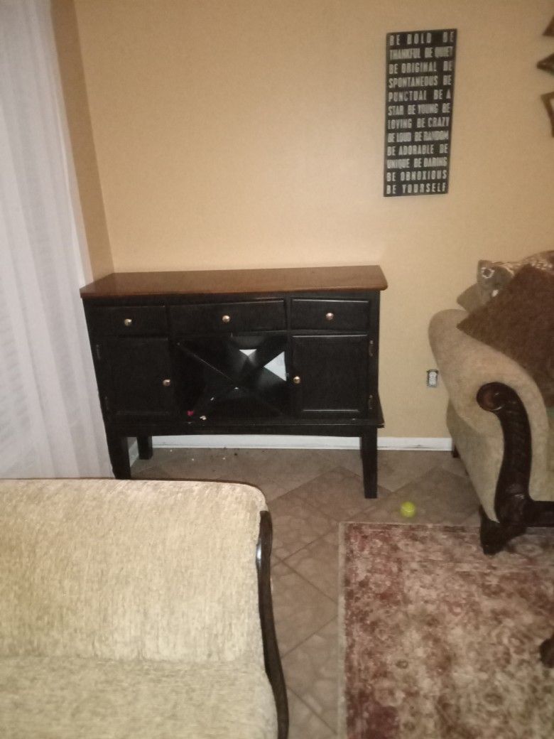 Black Desk Or Tv Stand 