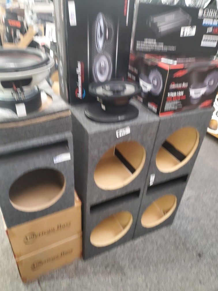 12INCH PORTED SUBWOOFER BOXES DUAL $115 EACH