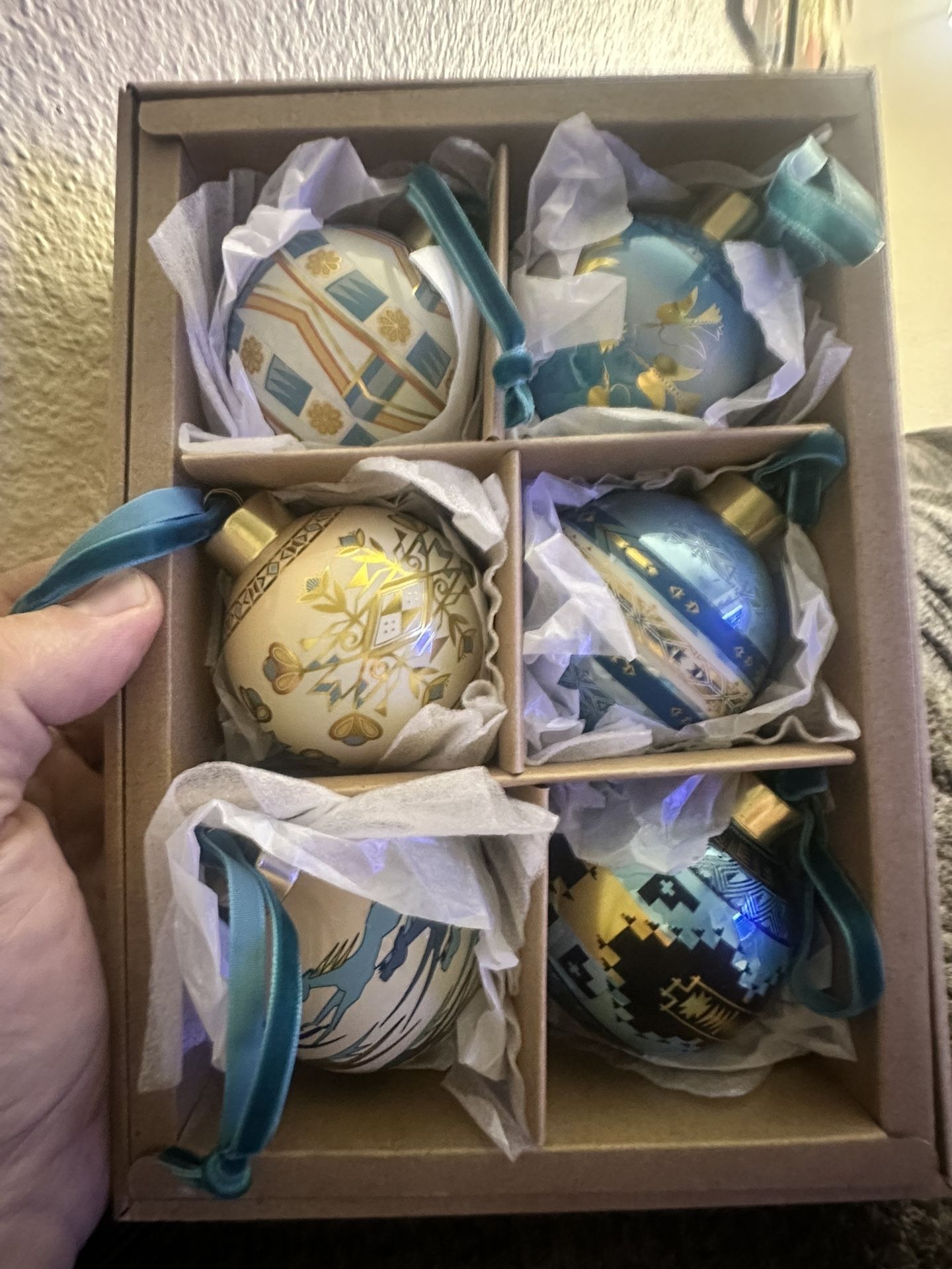 8th Generation Native Winter Light Ornament Set