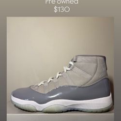 J11 Cool Grey Size 9 