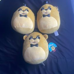 Jazwares Five Nights At Freddy’s GOLDEN FREDDY Squishmallow 8" FNAF Game Stop