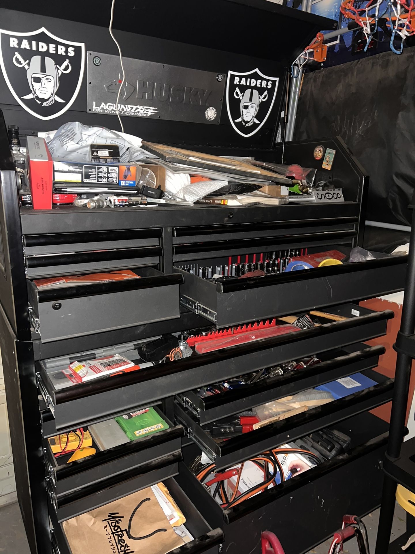 Husky Toolbox with Tools