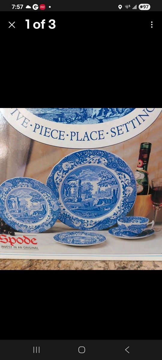 Spode Blue Italian China EXTENSIVE Collection
