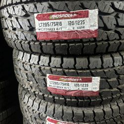 285/75/17 Landspider $620 Por 4 Llantas Nuevas Montada Y Balanceada 