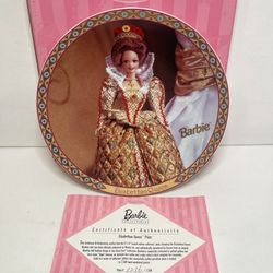 Barbie "Elizabeth Queen" Plate Limited Edition Collectors Plate