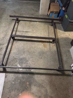 Cal king metal bed frame