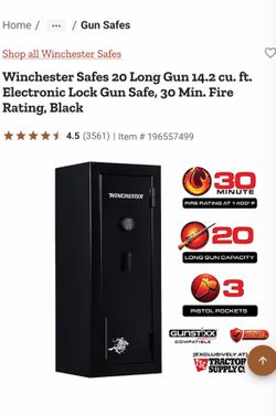 Winchester weapon safe