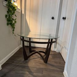 Glass Top Coffee Table-35 Inches wide top.