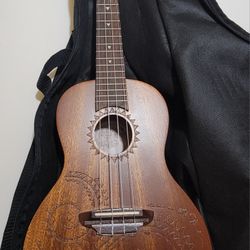 Luna Tattoo Mahogany Ukelele