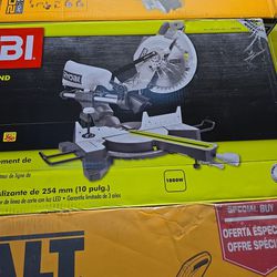 Ryobi 10in Sliding Compound Miter Saw, New, Financing Available 
