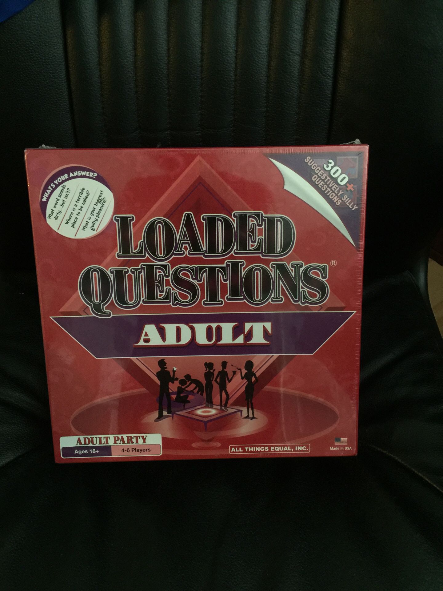 Loaded questions adult - board game