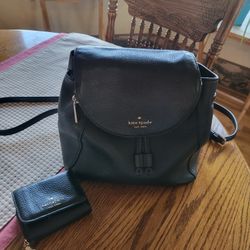 Kate Spade Backpack And Wallet