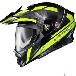 ScorpionEXO AT960 Modular Adventure Street Motorcycle Helmet with Bluetooth Ready Speaker Pockets Size Large