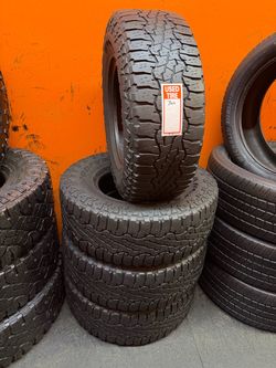 265/70R16 Goodyear Wrangler Ultra A/T Full Set of 4 Used Tires