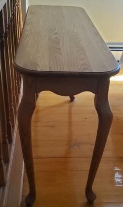 Oak sofa table