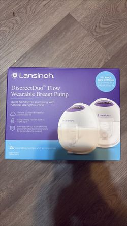 Lansinoh DiscreetDuo Flow Wearable Breast Pump